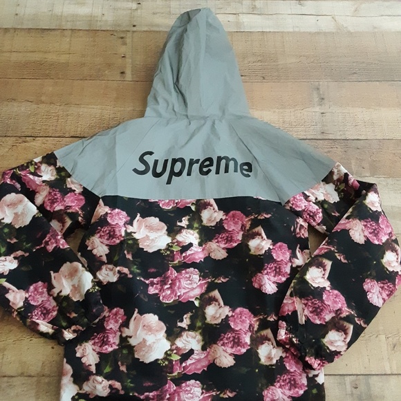 Supreme Jackets & Blazers - SUPREME Reflective Jacket Floral Windbreaker Small